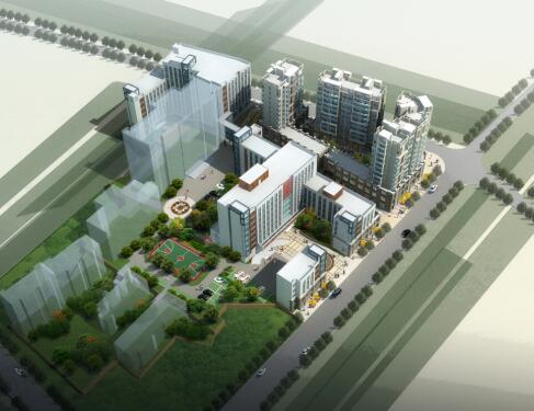 [湖南]高层现代风格常规项人民医院建筑设计方案文本（C...-1