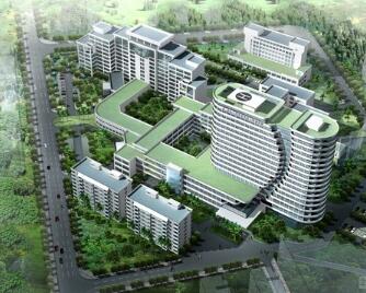 [广东]17层现代滨海风格医院医疗中心大楼建筑设计方案文...-1