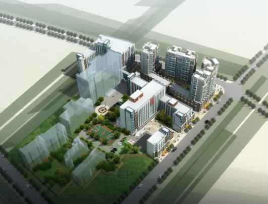 [湖南]高层现代风格综合性医院建筑设计方案文本（含C...-1