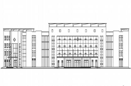 某四层县级医院急诊楼建筑施工图-1