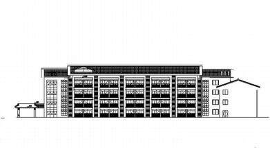 [河北]4层社会福利院中心（老人疗养院）建筑施工图（含...-1
