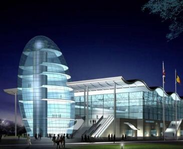 [青岛]某国际会展中心建筑设计方案文本及CAD-1