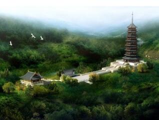 [重庆]某园博会七层重云塔建筑方案文本（含CAD）-1