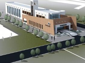[山东]2层展示厅建筑设计方案文本-1