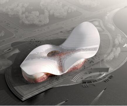 镇江某文化艺术中心文体建筑方案设计文本（CAD+SU+文本...-1