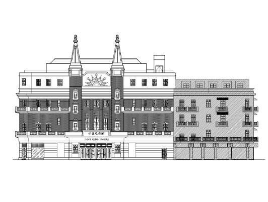 [上海]中国大戏院改造设计方案文本+施工图（PDF+CAD）-1