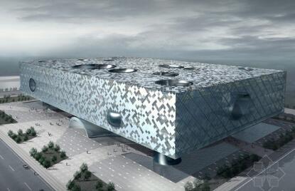 [北京]大型展览馆建筑设计方案文本（含CAD）-1