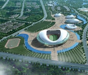 [四川]大型体育中心规划及单体设计方案文本-1