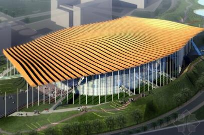 [北京]3层现代风格体育馆建筑设计方案文本（含cad 附图...-1