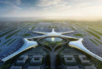 [青岛]3层大型海星型国际机场建筑设计方案文本-1
