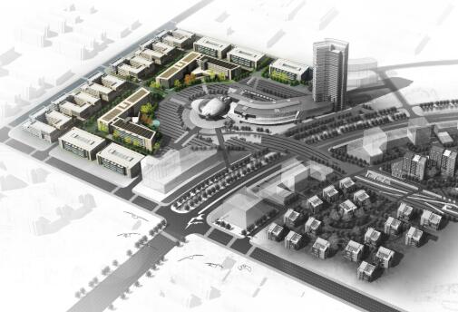 天津高新区国家软件及服务外包产业基地建筑-1