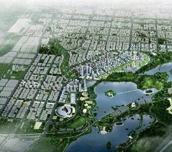 [唐山]某湖区生态城建筑规划方案-1