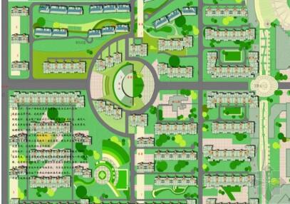 [良乡]某商业住宅综合区规划设计方案-1