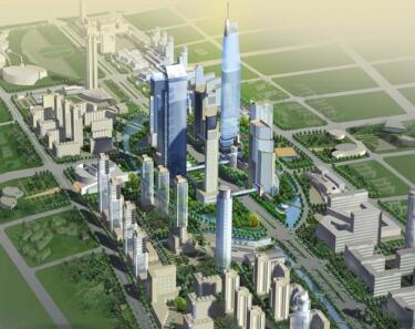 [南京]河西某新城中心区城市设计国际竞赛(某知名设计院...-1