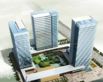 [广东]某大型商务区规划及单体设计方案文本-1