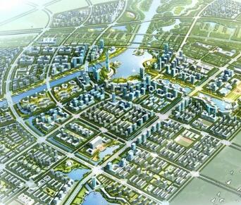 [河北]黄骅城市中心规划设计方案文本(上海知名公司设计...-1