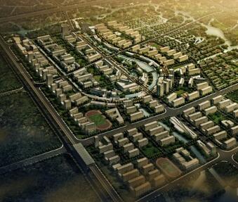 [上海]生态新城概念性规划设计方案文本（知名事务所 含...-1