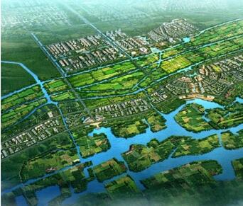 [山东]现代风格生态城市片区规划设计方案文本-1