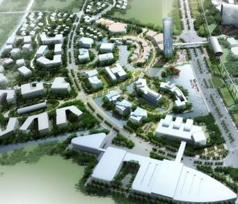 [上海]现代风格城市滨河区地块规划设计方案文本-1