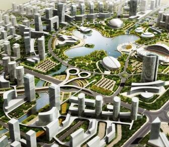 [山东]城市新区概念规划设计方案文本（知名设计院）-1