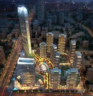 [武汉]绿色节能综合商业居住区概念规划设计文本-1