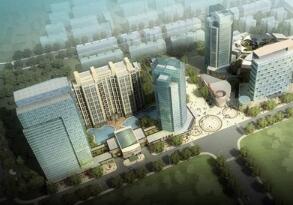 [上海]现代风格玻璃幕墙城市综合体建筑设计方案文本-1