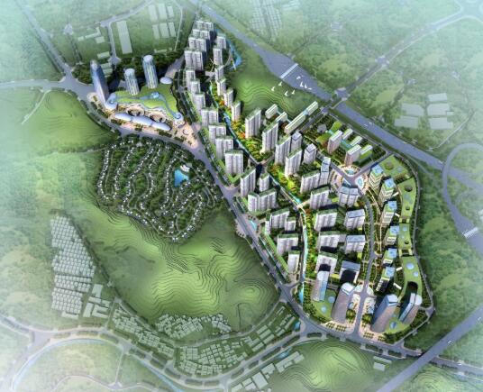 [深圳]超高层现代风格多样化功能城市综合体建筑设计方案...-1