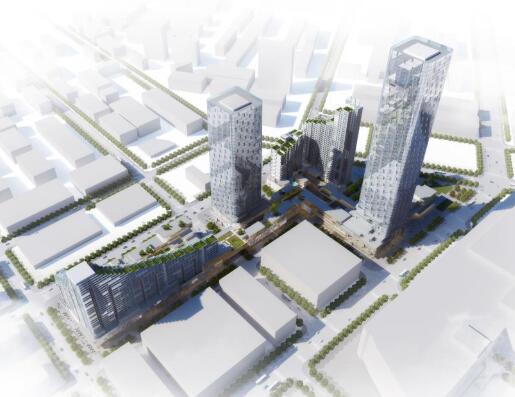 [深圳]超高层现代风格城市综合体级单体建筑设计方案文本-1