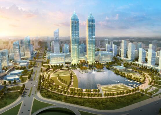 [河南]郑州27运河新区总部经济产业园城市设计方案文本-1