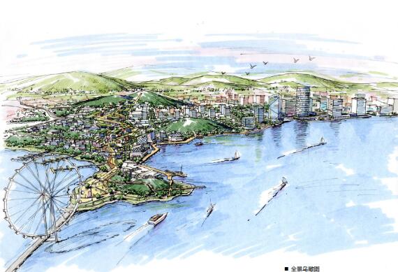 [辽宁]葫芦岛北港工业区商务园区起步区概念规划与城市设...-1