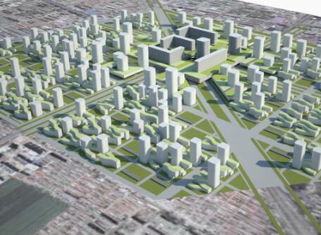 [河北]廊坊生态智能城市建筑规划方案文本-1