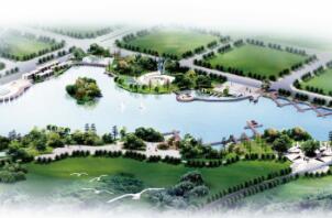江西桑海经济开发区星海湖景观设计-1