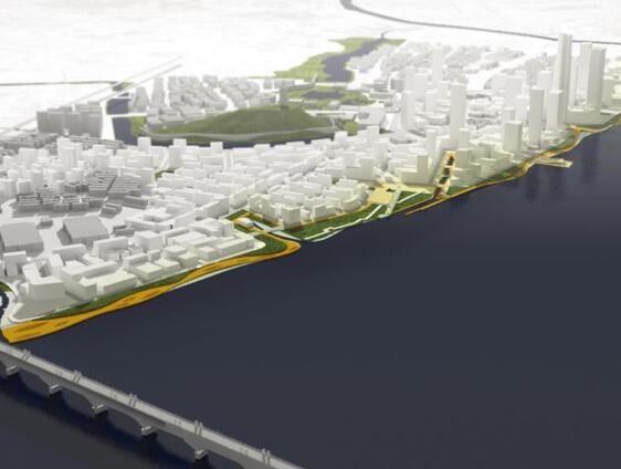 [南京]SOM下关滨江项目城市设计竞赛方案高清大图-1