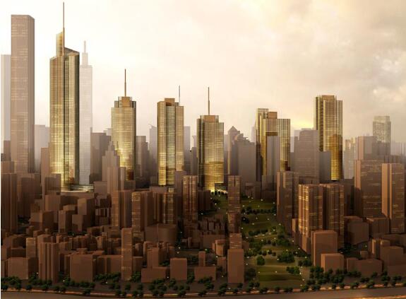 [重庆]KPF解放碑金融商务街区城市规划设计方案文本-1