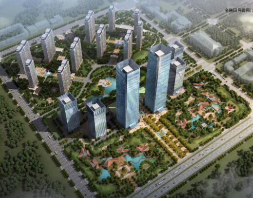 [黑龙江]现代风格金融产业园概念规划设计文本（PDF+7...-1