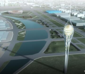 [北京]某奥林匹克公园标志建筑方案设计（概念设计）-1