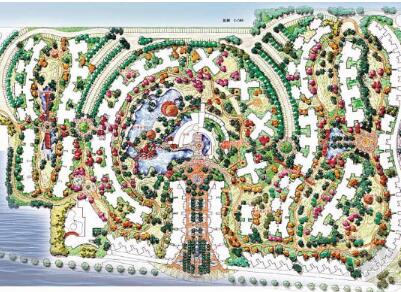 深圳花园小区景观概念性设计方案-1