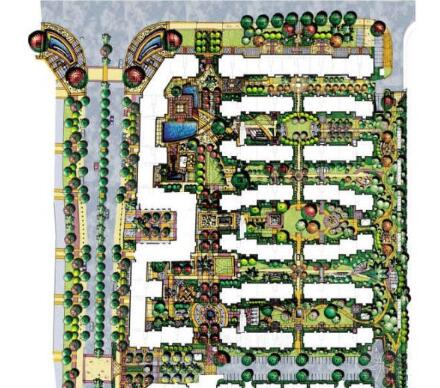 [长沙]花园小区景观设计方案-1
