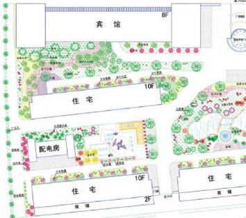 [深圳]花园小区景观设计方案-1