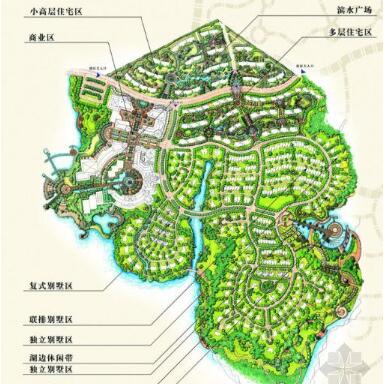 [湖北武汉]大型别墅区景观设计方案-1