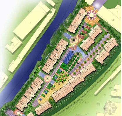 [江苏镇江]住宅区绿地景观概念设计方案-1
