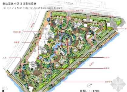 江苏小区景观设计手绘方案文本-1