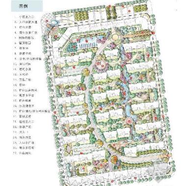 石家庄小区概念性景观设计文本-1