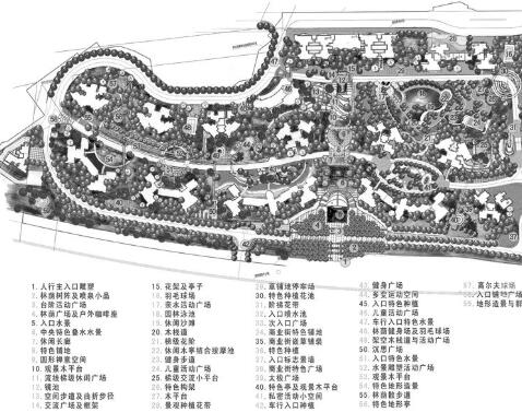 重庆小区景观设计文本（手绘）-1