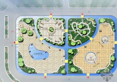 上海别墅小区景观设计-1