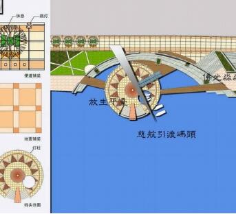天津某堤岸改造工程景观设计方案-1