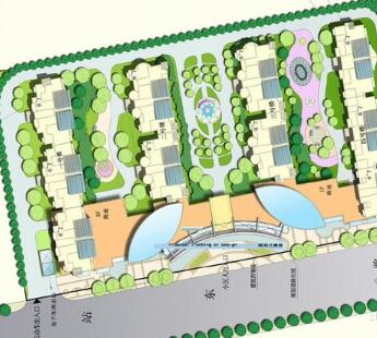 温州居民小区景观概念规划-1