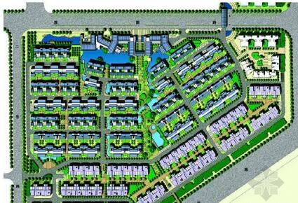 深圳高档居住区景观效果图-1