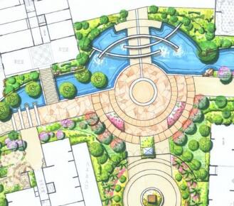 [广州]花园小区环境绿化设计方案-1
