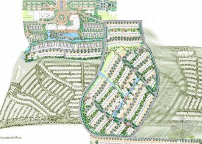 [长沙]大型居住社区景观设计方案-1